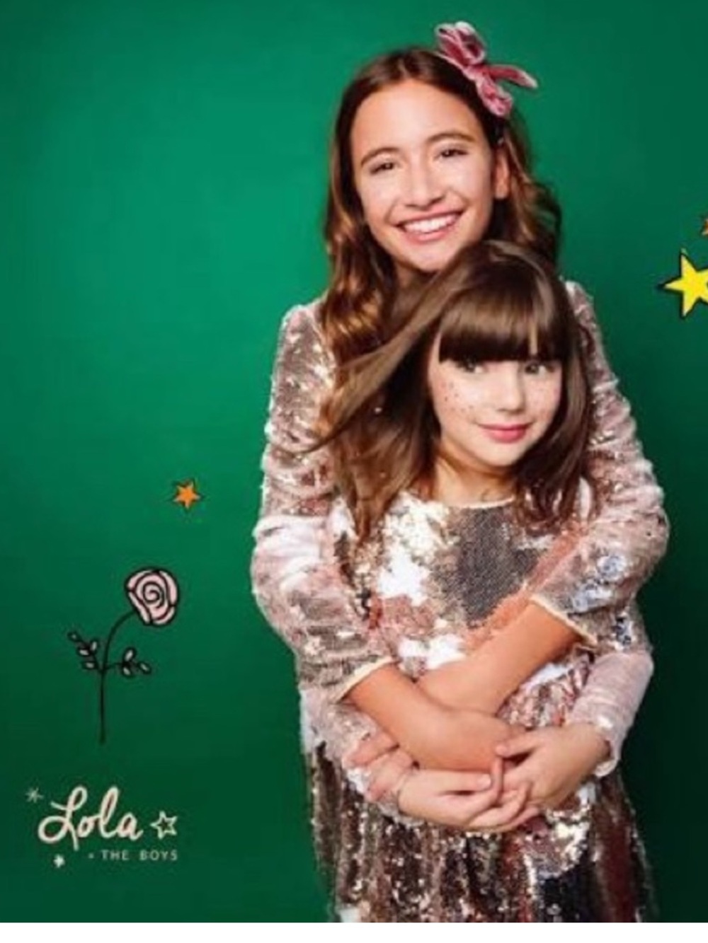 Lola + the Boys Gold Sequin Dress 8